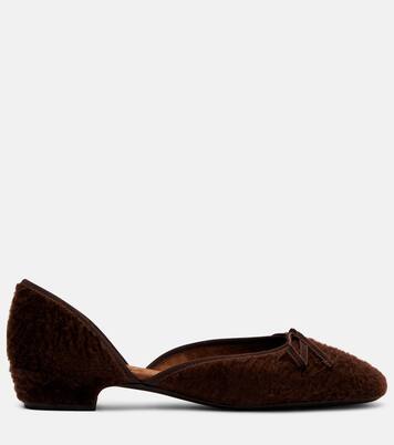 24/7 shearling ballet flats | Herbert Levine