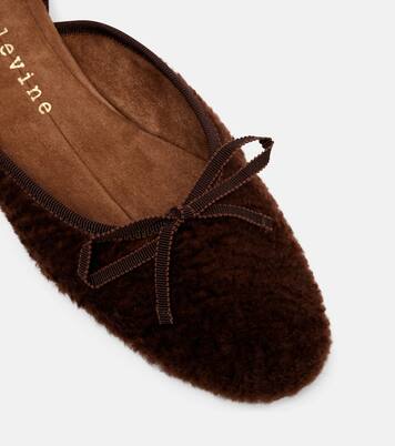 24/7 shearling ballet flats | Herbert Levine
