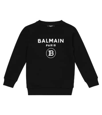 Bedrucktes Sweatshirt aus Baumwolle | Balmain Kids