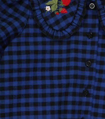 Checked cotton flannel shirt | Paade Mode
