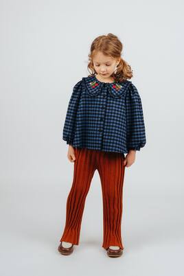 Checked cotton flannel shirt | Paade Mode