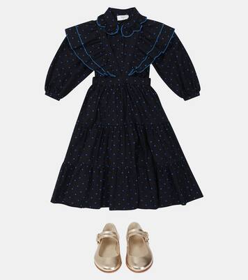 Polka-dot cotton-blend skirt | Paade Mode