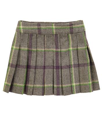 Jupe Talissa en laine à carreaux | Bonpoint