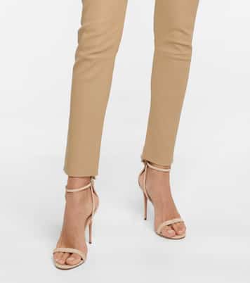 High-Rise-Hose aus Leder | Polo Ralph Lauren