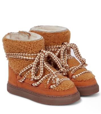 Sneaker shearling and suede boots | Inuikii Kids