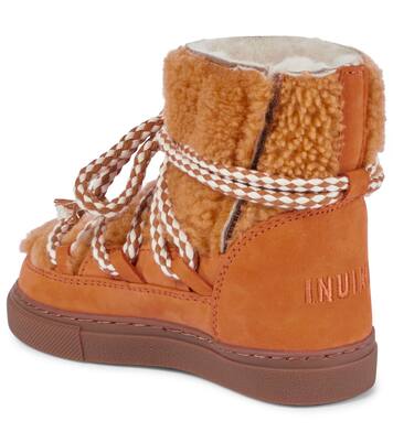Sneaker shearling and suede boots | Inuikii Kids