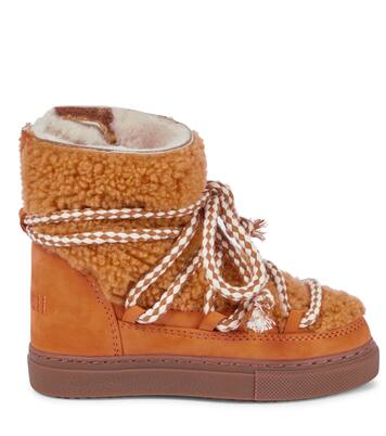 Sneaker shearling and suede boots | Inuikii Kids