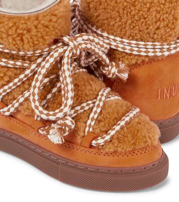 Sneaker shearling and suede boots | Inuikii Kids