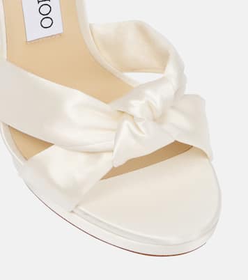 Sandalen Rosie 120 aus Satin | Jimmy Choo