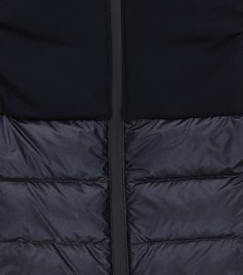 Paneled hooded down vest | Il Gufo