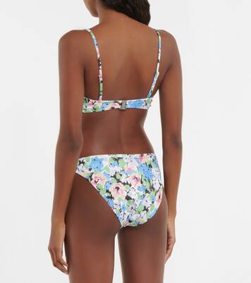 Floral bikini top | Ganni