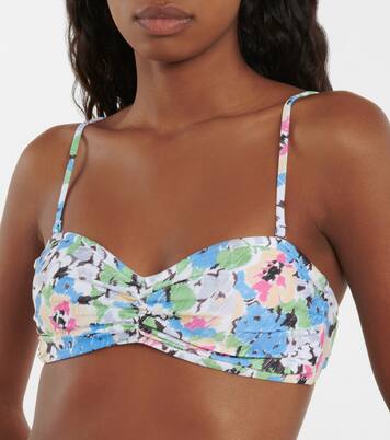 Floral bikini top | Ganni