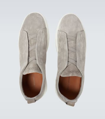 Sneakers Triple Stitch aus Veloursleder | Zegna