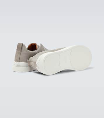 Sneakers Triple Stitch aus Veloursleder | Zegna