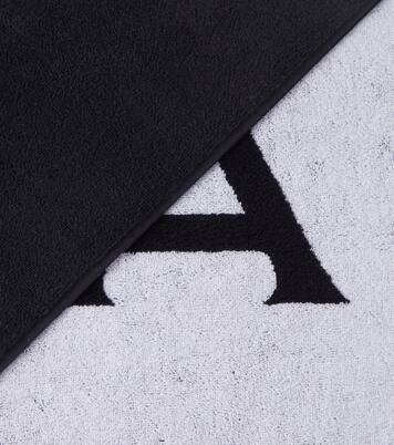 Logo提花棉质沙滩巾 | Alaïa