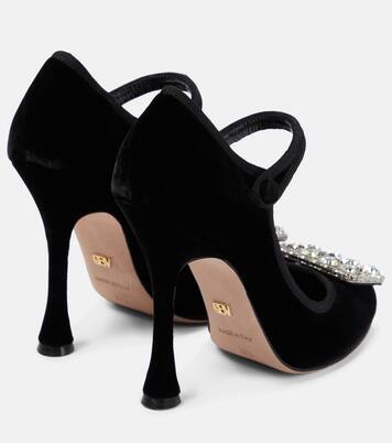 Verzierte Pumps aus Samt | Giambattista Valli