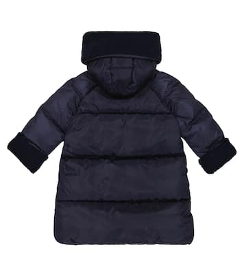 Teddy fleece down coat | Il Gufo