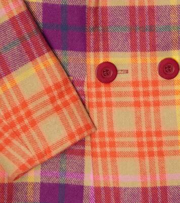 Blazer en coton à carreaux | Paade Mode