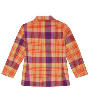 Blazer en coton à carreaux | Paade Mode