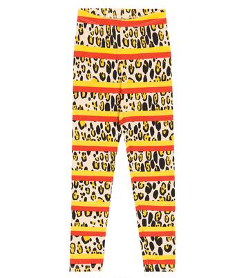 Printed cotton leggings | Mini Rodini