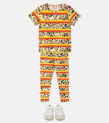 Printed cotton leggings | Mini Rodini