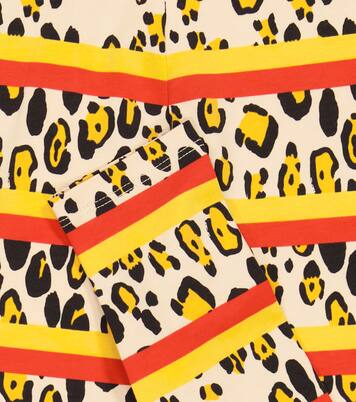 Printed cotton leggings | Mini Rodini