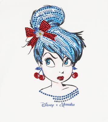 x Disney® embellished jersey T-shirt | Monnalisa