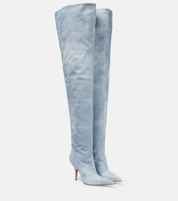 Botas mosqueteras Gia 33 en denim | Gia Borghini