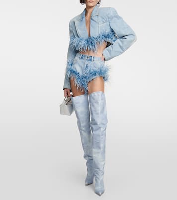 Botas mosqueteras Gia 33 en denim | Gia Borghini