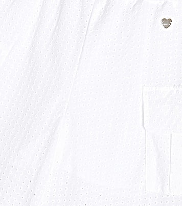 Pantaloni in cotone sangallo | Monnalisa