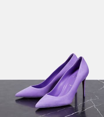 Kate 85 patent suede pumps | Christian Louboutin