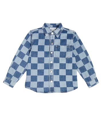 Checked denim shirt | Stella McCartney Kids