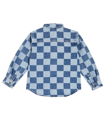 Checked denim shirt | Stella McCartney Kids