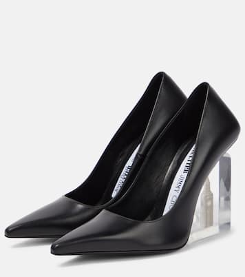 x Jean Paul Gaultier leather wedge pumps | Jimmy Choo