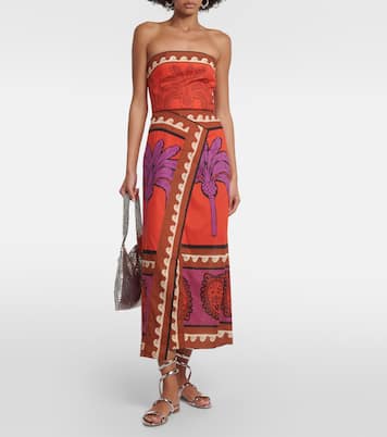 Sandalen Cleo aus Metallic-Leder | Rene Caovilla