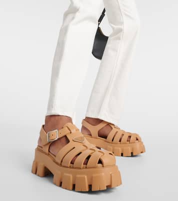 Monolith platform sandals | Prada
