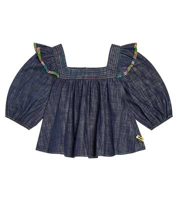 Alight denim top | Zimmermann Kids