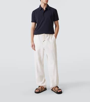 Sebastian cotton piqué polo shirt | Orlebar Brown