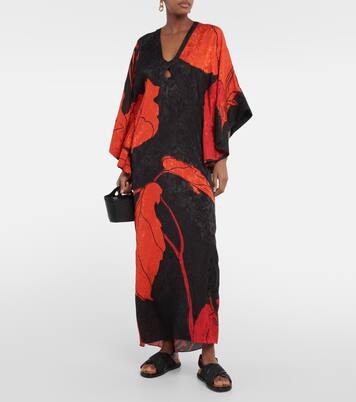 Maxikleid aus Jacquard | Johanna Ortiz