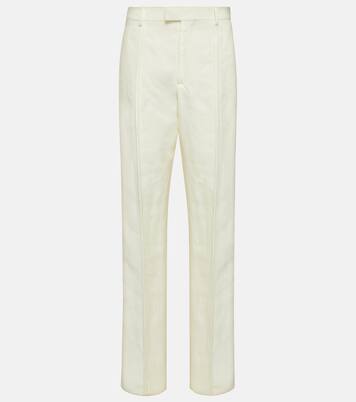 Pantalon droit en lin | Bottega Veneta