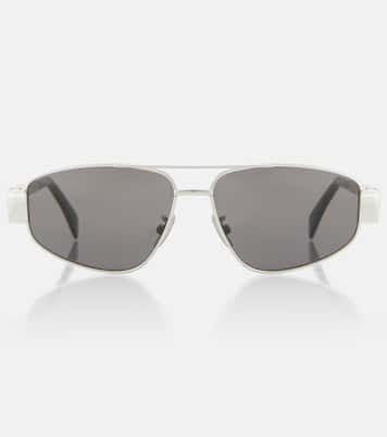 Triomphe 03 Metal aviator sunglasses | Celine Eyewear