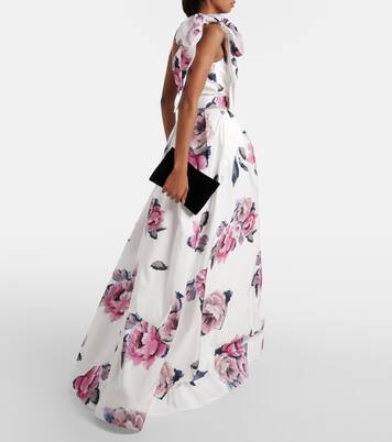 Robe longue de mariée Aveline à fleurs | Rebecca Vallance