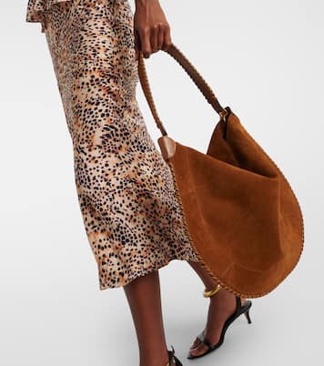 Oskan braided suede shoulder bag | Isabel Marant