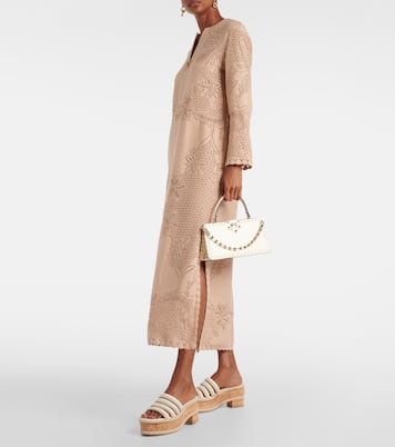 VLogo Summerblocks leather platform mules | Valentino Garavani