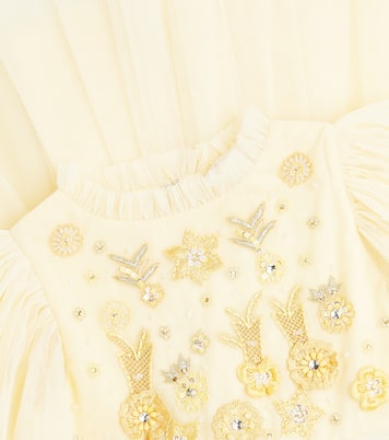 Gilded Floral embellished tulle dress | Tutu Du Monde