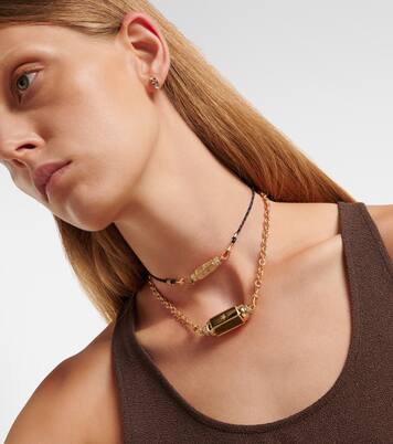 Collar con colgante Jumbo de oro de 18 ct con diamantes | Marie Lichtenberg