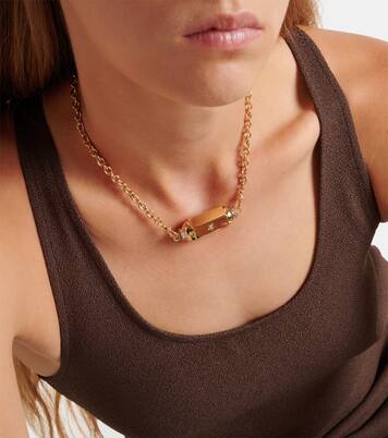 Collar con colgante Jumbo de oro de 18 ct con diamantes | Marie Lichtenberg