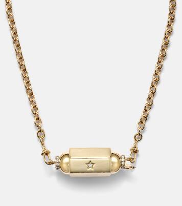 Collar con colgante Jumbo de oro de 18 ct con diamantes | Marie Lichtenberg