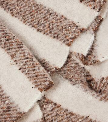 Bufanda de mezcla de lana a rayas | Acne Studios