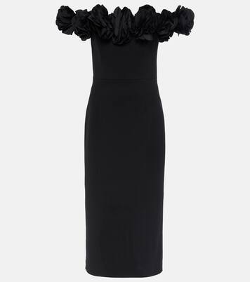 Robe midi Odetta à fleurs | Rebecca Vallance